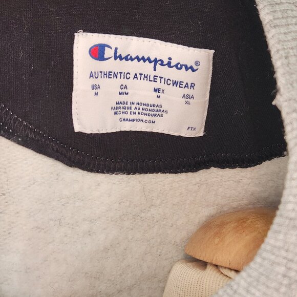 Champion Crewneck Sweatshirt Heather Grey Size M - Picture 4 of 5